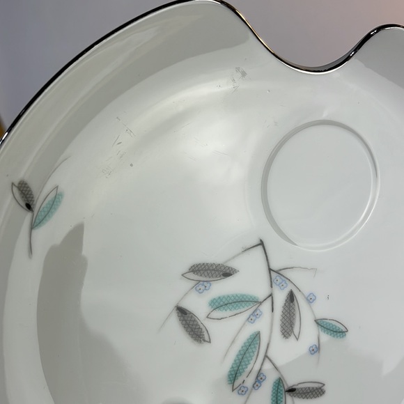 Vintage MCM China Appetizer Plate Set - Picture 11 of 13